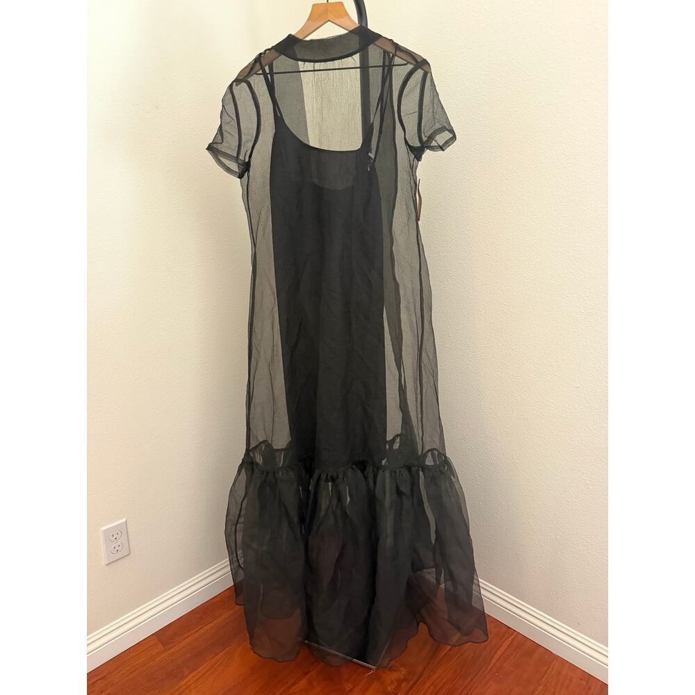 New NWT Caara Melody dress black dress sz L $245 - Picture 3 of 5